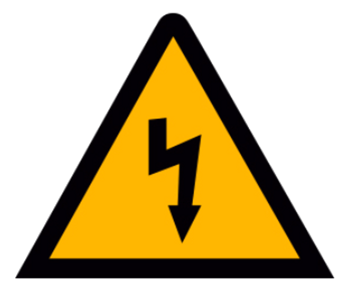 Adhesive triangle, 210mm, arrow