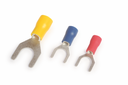 Isolierte Kabelschuh mit Gabel, gelb, 6mm², M8