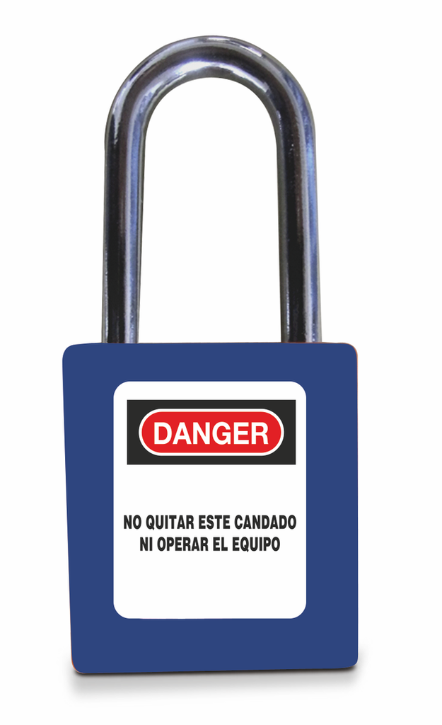 Cadenas de sécurité ABS bleu