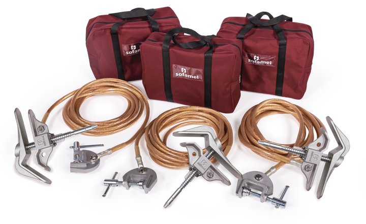 Equip. pour màt p/ poste de transfo. HT 30KA/1s