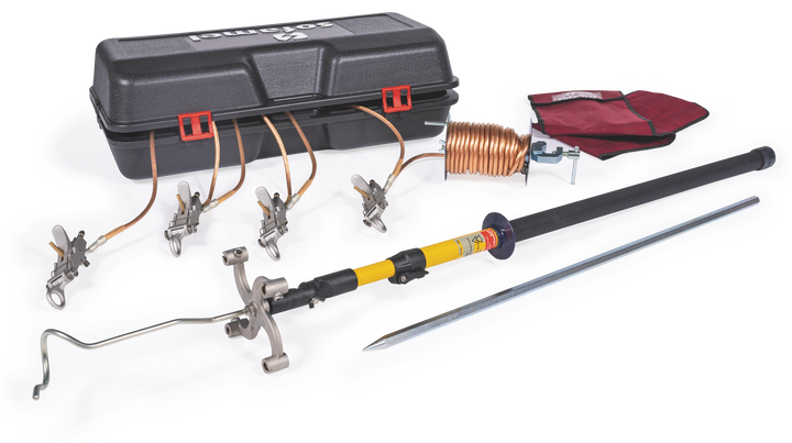 Earthing equipment for MV overhead lines 4KA/1s