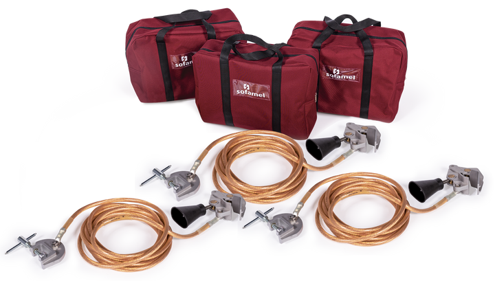 Earthing equipment for HV overhead lines 30KA/1s