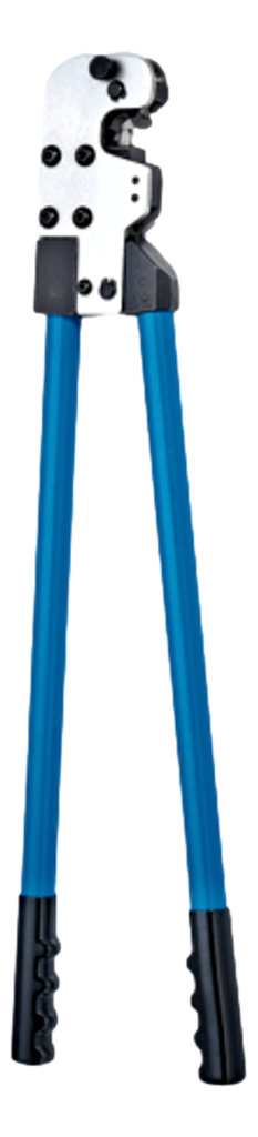 Manual crimping tool with punch 10-35mm²