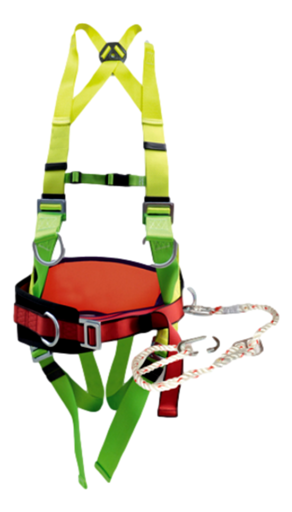Fall-arrest harness with belt