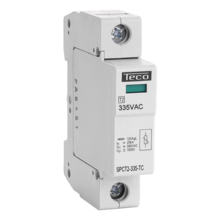 Plug-in surge arrester type 2 1p 335Vac 1x20kA