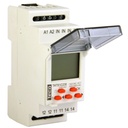 Horloge digitale astronomique Teco 1 inv. 16A 230V pile rempl.