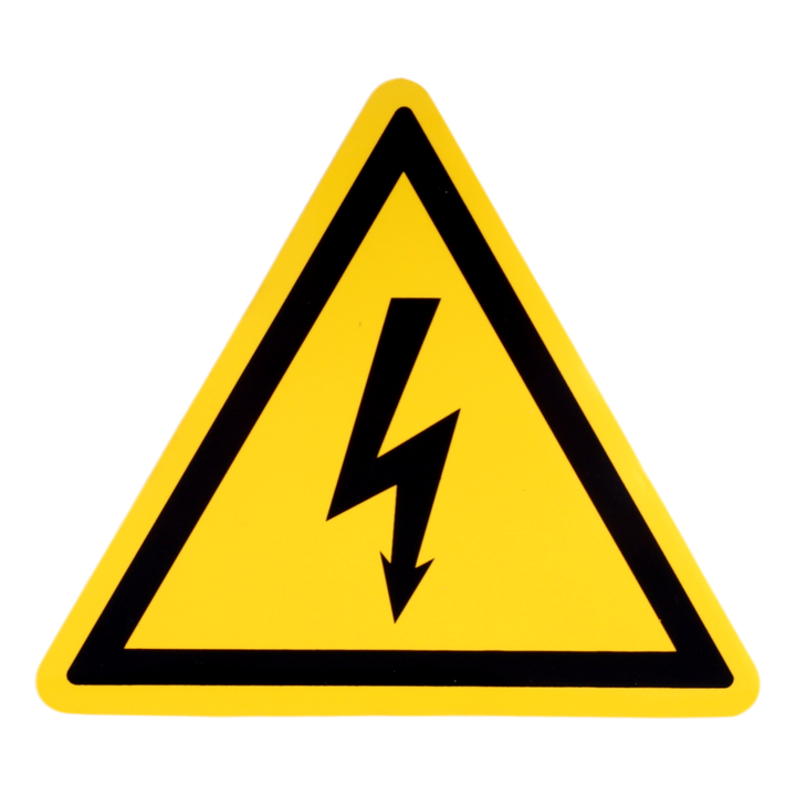 Driehoek veiligheid vinyl 100mm