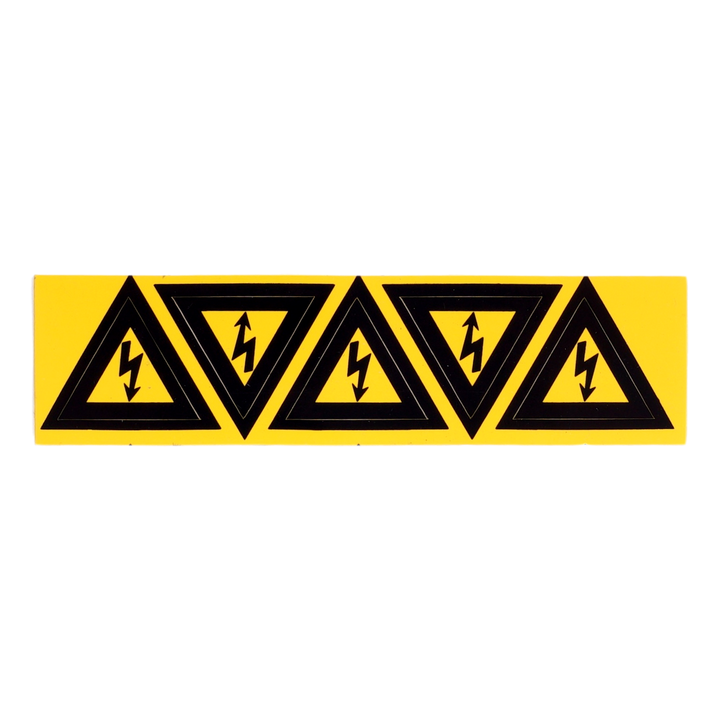 Driehoek veiligheid vinyl 25mm