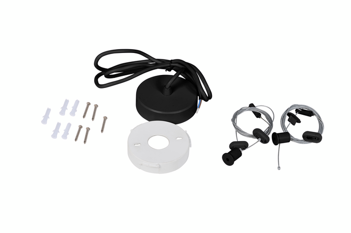 Pendant kit  HILO RECTANGLE Black L150