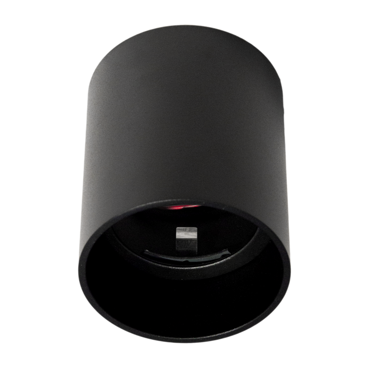 Base apparente ronde 1x KUANA Noir + Driver Phase Dim 12W