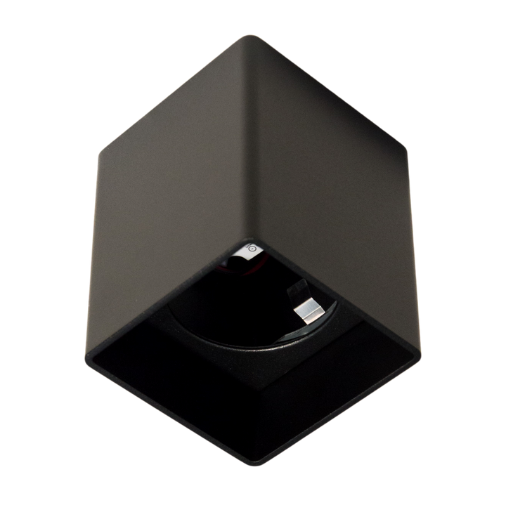 Square base 1x KUANA Black + Driver Phase Dim 12W