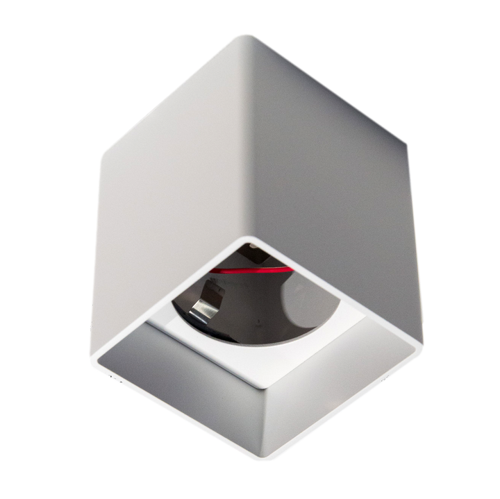 Base apparente carrée 1x KUANA Blanc + Driver Phase Dim 12W