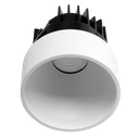 DL Semi-recessed LED TECO KUANA S 9W 3000K IP54 White No dr.