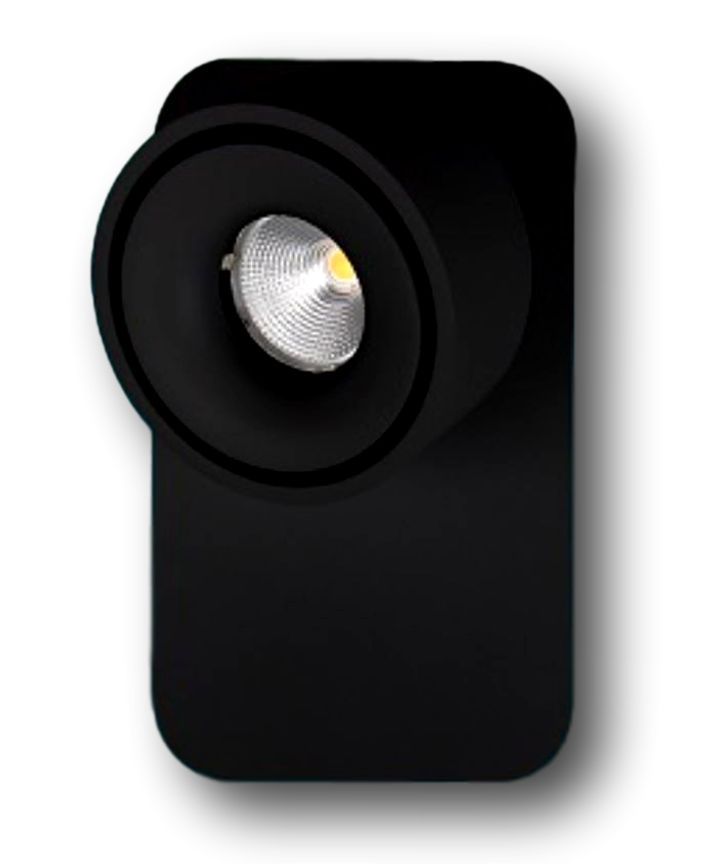 Spot LED Teco UHANA 10W 120x95x200 32° 3000K Ra90 Dim Noir