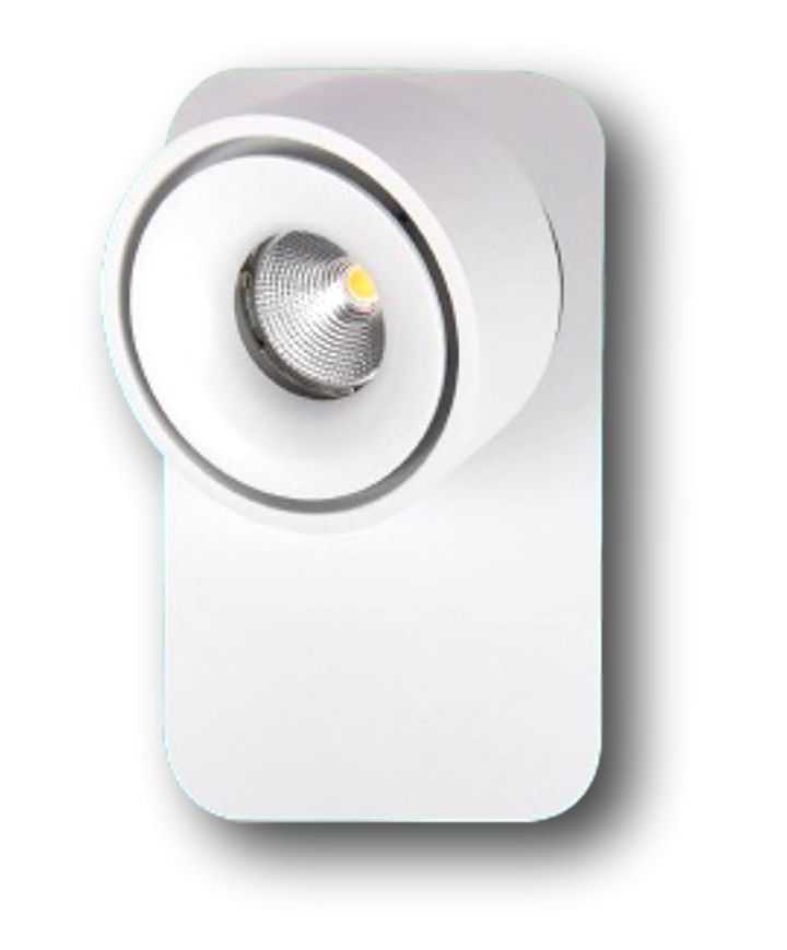 TECO UHANA Spot 10W 120x95x200 32° 3000K Ra90 dim. Weiß