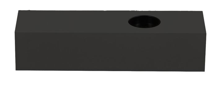 Rectang base. 175x50x40 for LED Teco NAULA Black 1x10W Dim