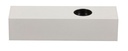 Rechthoek. Basis 175x50x40 voor TECO LED NAULA Wit 1x10W Dim