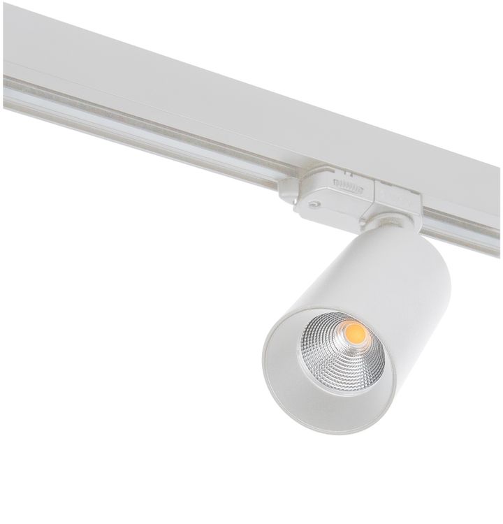 NAULA LED-Tracklight 3P TECO 12W 2700K 36° Ra 90 Ø60 Wit Dim