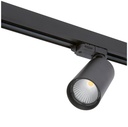 Tracklight  3P LED TECO NAULA 18W 4000K 32° Ra90 Ø87 Noir Dim