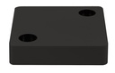 Vierkante Basis 160x160x35 voor TECO LED NAULA Zw. 2x10W Dim