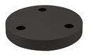 Ronde Basis 260x37 voor TECO LED NAULA Zw. 3x10W Dim