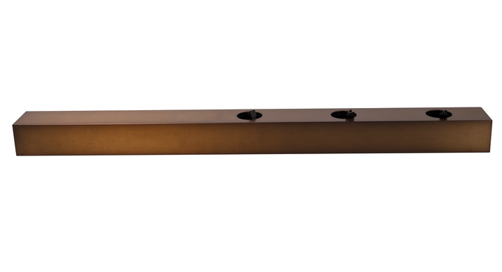 TECO NAULA rechteckiger Sockel  560x50x40 Bronze 3x10W Dim