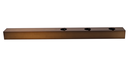 TECO NAULA rechteckiger Sockel  560x50x40 Bronze 3x10W Dim