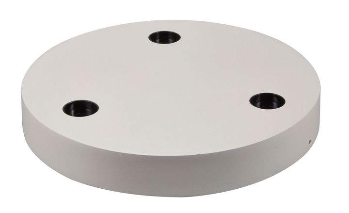 Ronde Basis 260x37 voor TECO LED NAULA Wit 3x10W Dim