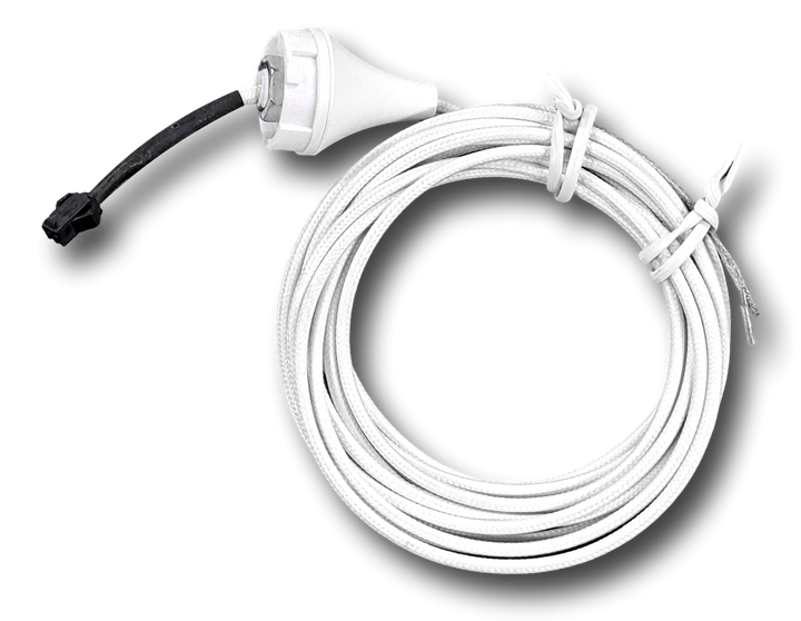 Verlengkabel tot 4m voor TECO NAULA LED-pendelarmat. (wit)