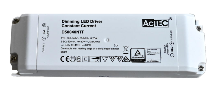 (AS) Driver 40w Phase Dim 500mA pour TECO NAULA