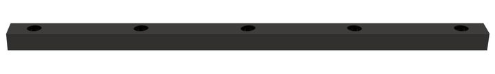 TECO NAULA Linearer Sockel 1650x50 mm - Symmetrisch Schw.