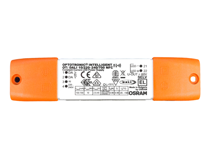Treiber OSRAM DALI 10W 700mA TECO KHEO 40 (1St.) +Zugentlast.