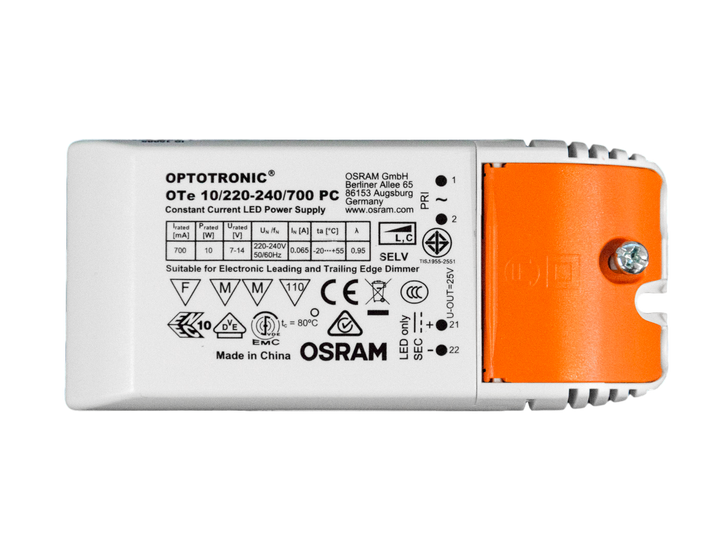 (AS) Driver 10W 700mA OSRAM Phase Dim pour TECO KHEO 40 (3-4 pcs)