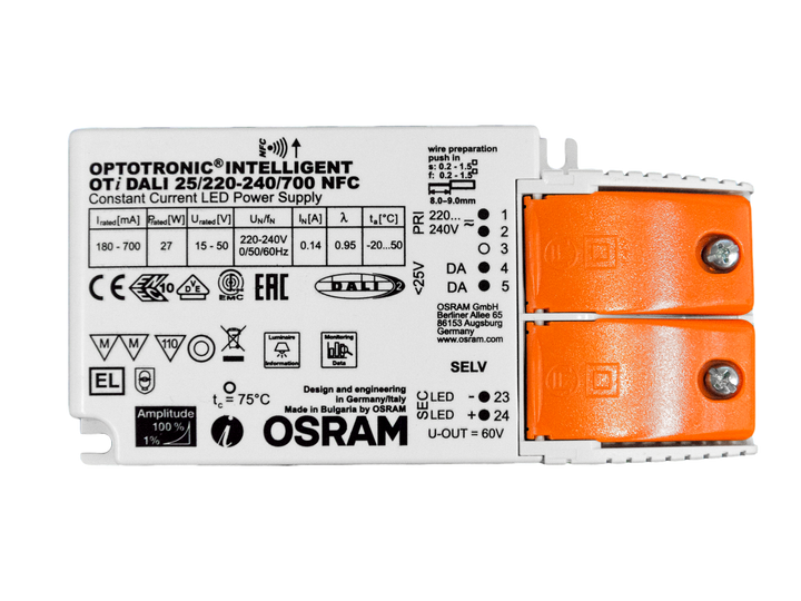 (AS) Driver DALI OSRAM 350mA TECO KHEO 58 (3 pcs) + anti-tract.