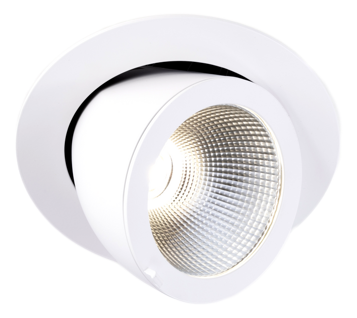 TECO LED Uittr. DL SATURNO 7'' 40W 36° 3000K Ra90 Zdr.Driver + Vrouw. stek. 15cm