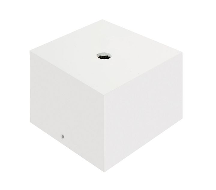 Vierkante rozet 60x60x40 vr TECO LED-Pendelprof KAMELEON Wit