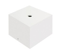 Vierkante rozet 60x60x40 vr TECO LED-Pendelprof KAMELEON Wit
