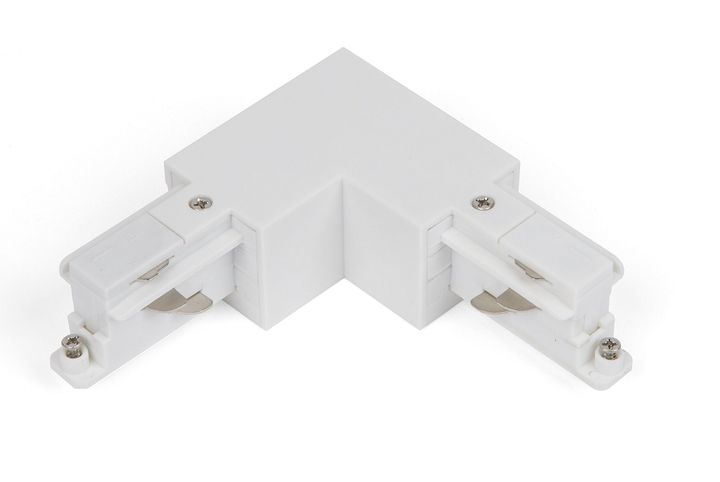 L-Connector naar links Wit voor Teco 3P-Track