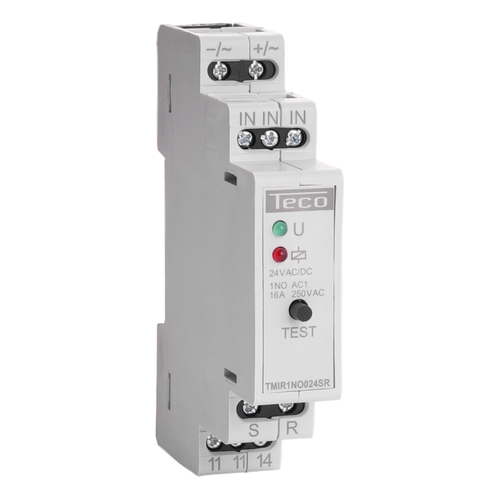 Télérupteur Teco 1no 16A 24V avec SET et RESET