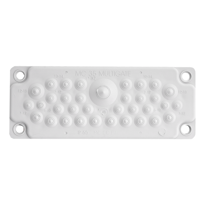 MC35 Multigate-Kabeldurchführung IP65 35 Eingänge RAL7038