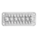 MC25/27  Multigate-Kabeldurchführung IP66/67 27 Ein. RAL7035