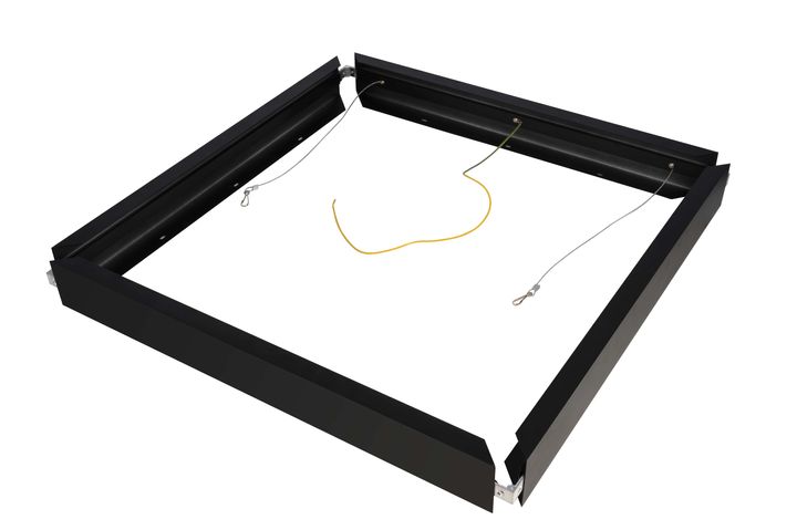 Cadre apparent Noir pour dalle Led 60x60