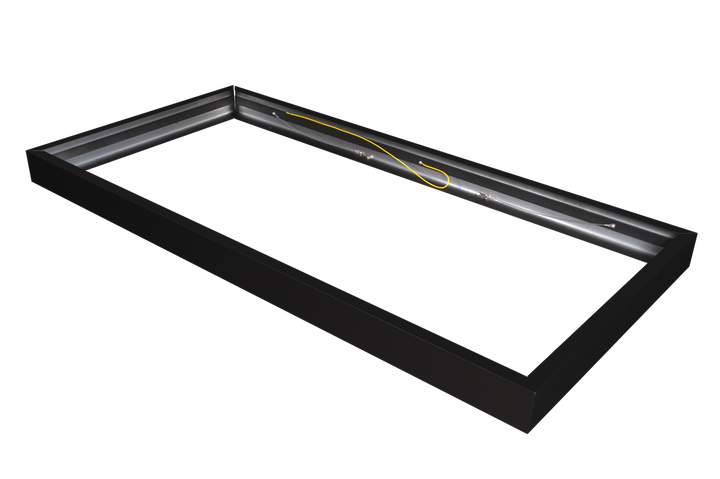 Zwart opbouwkaders voor Led panel 60x120