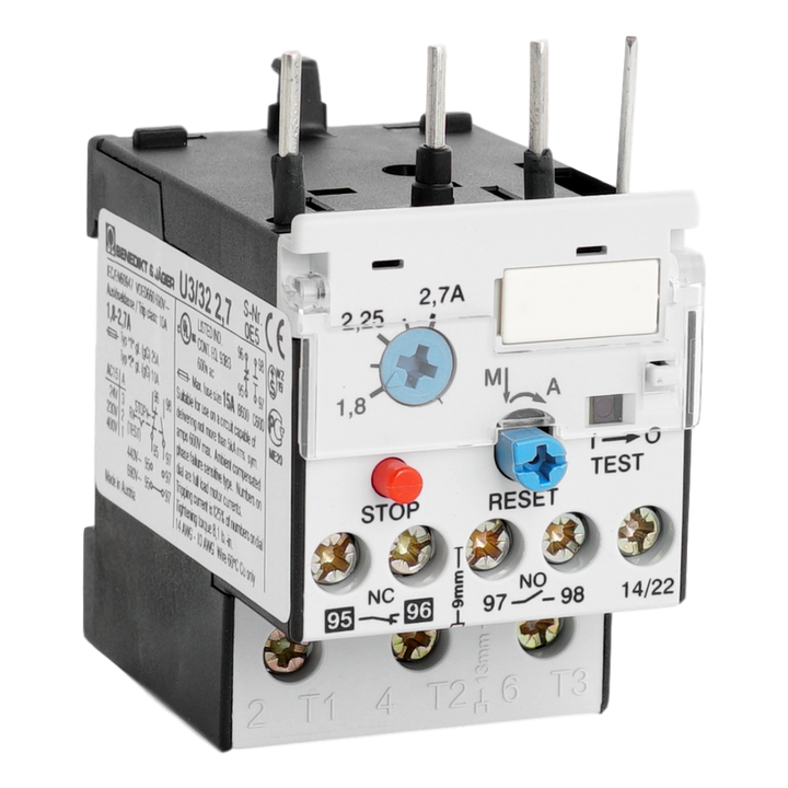 Thermorelais U3/32 für Schütz K(G)3 1,8-2,7A
