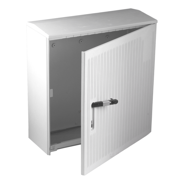 Armoire de trottoir DIN 1 830x785x330 porte rayée