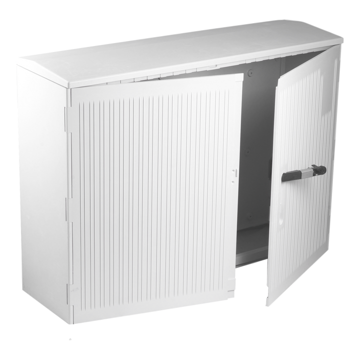 Armoire de trottoir DIN 2 830x1115x330 porte rayée