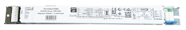 PHILIPS Xitanium 35W DALI driver stroom gestuurd - 300mA