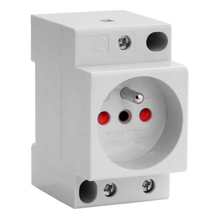 Prise modulaire Teco 2P+T 10/16A prot. Enfant