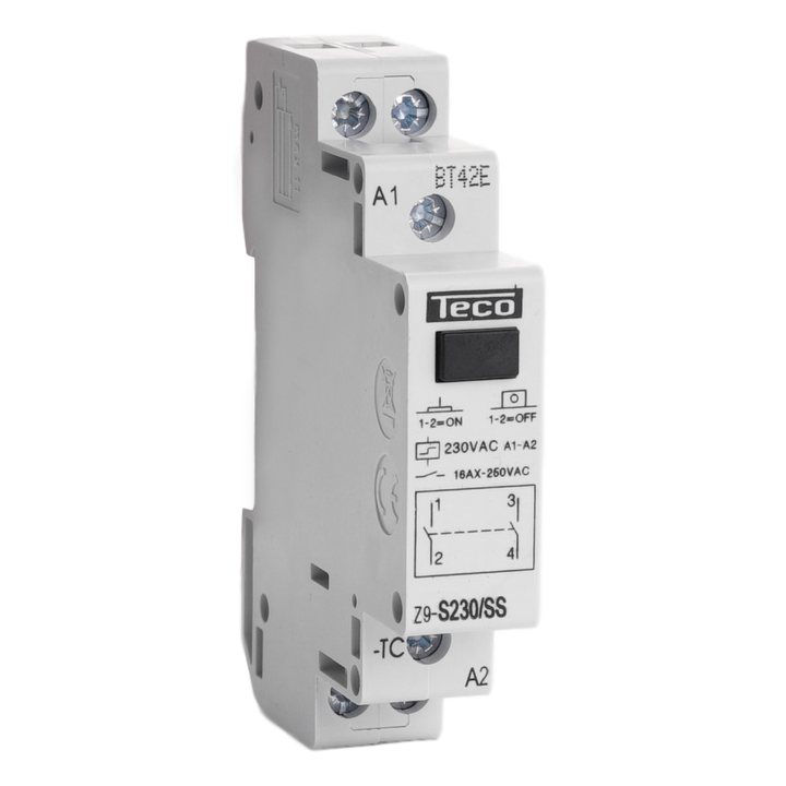Impulsrelais  Teco 230VAC 16A 2NO