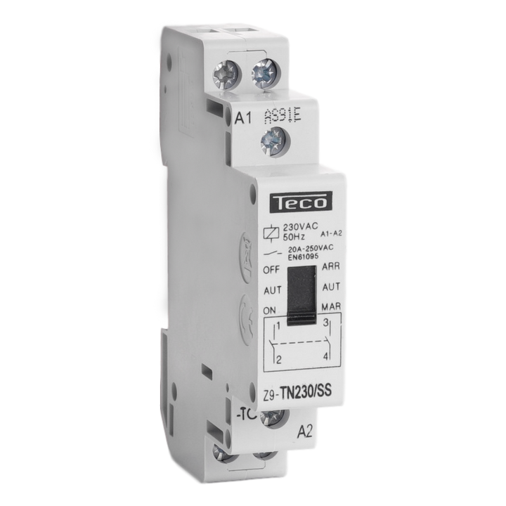 Contactor Day/Night TC 230VAC 20A 2NO